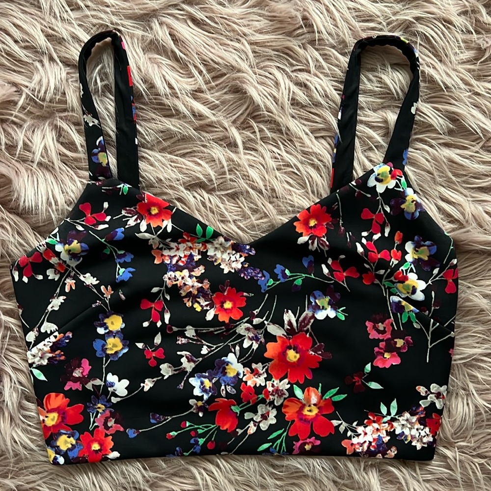 Express Floral Crop Top
